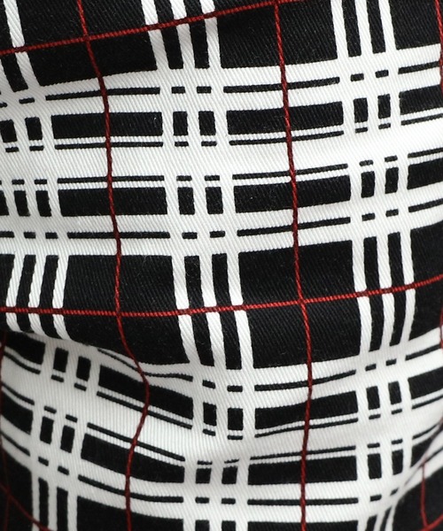 ８(eight)（エイト）の「総柄カツラギチェックパンツ（チノパンツ・メンズ・ブラウン系その他/グレー系その他/ネイビー系/ブラック系その他/グレー系その他2/ブラック系その他2/ホワイト系その他・MEDIUM/SMALL/X-LARGE/LARGE）」の18枚目の写真