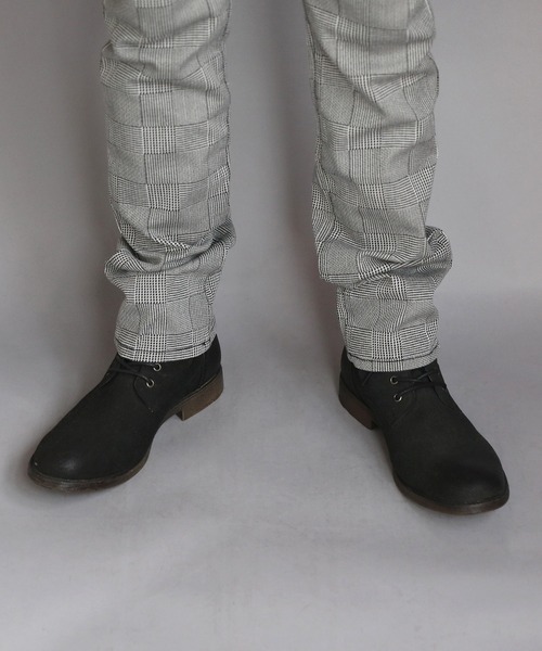 ８(eight)（エイト）の「総柄カツラギチェックパンツ（チノパンツ・メンズ・ブラウン系その他/グレー系その他/ネイビー系/ブラック系その他/グレー系その他2/ブラック系その他2/ホワイト系その他・MEDIUM/SMALL/X-LARGE/LARGE）」の9枚目の写真
