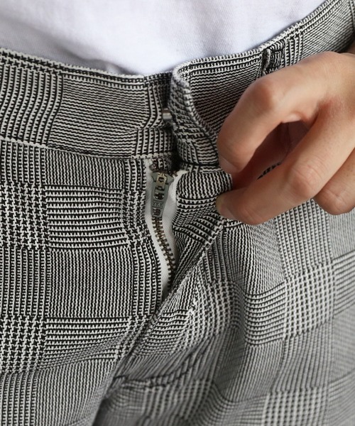 ８(eight)（エイト）の「総柄カツラギチェックパンツ（チノパンツ・メンズ・ブラウン系その他/グレー系その他/ネイビー系/ブラック系その他/グレー系その他2/ブラック系その他2/ホワイト系その他・MEDIUM/SMALL/X-LARGE/LARGE）」の14枚目の写真