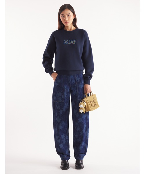 Maison Kitsune（メゾンキツネ）の「MAISON KITSUNE STRAWBERRY LEAF COMFORT SWEATSHIRT（スウェット・レディース・ネイビー・XS/S/M/L）」の3枚目の写真