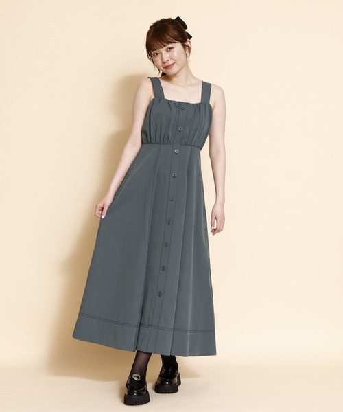 REDYAZEL（レディアゼル）の「ショートジャケット＆キャミワンピセット（ワンピース・レディース・ネイビー/グレー/ダークグリーン・SMALL/MEDIUM）」の17枚目の写真