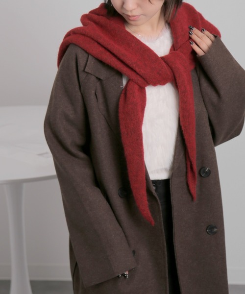 Chiina（チーナ）の「Chiina/ニットフードマフラー（マフラー）」 - WEAR