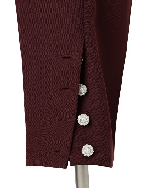 an another angelus（アンアナザーアンジェラス）の「【2サイズ展開】パール釦使いシガレットパンツ/ananotherangelus（その他パンツ・レディース・ブラウン系その他/ブラック・1/2）」の17枚目の写真