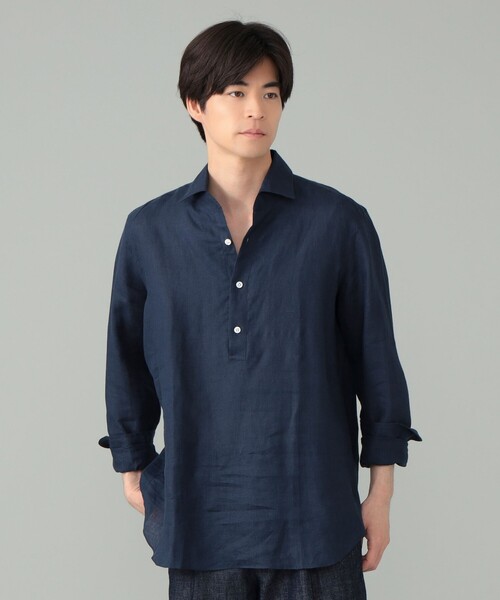 Maria Santangelo / POLO JP リネン プルオーバー シャツ