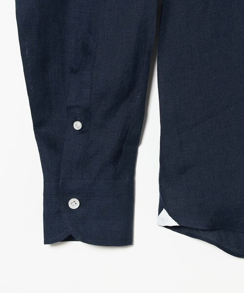 BEAMS F（ビームスエフ）の「Maria Santangelo / POLO JP リネン プルオーバー シャツ（シャツ/ブラウス・メンズ・ブラウン/ホワイト/ブラック/ネイビー・S/XS/L/M）」の20枚目の写真