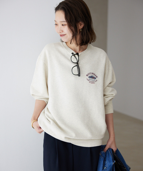Champion SLOBE IENA 裏起毛　スウェット　ラグラン　トレーナー セール】【Champion / チャンピオン】SLOBE別注 裏起毛プル