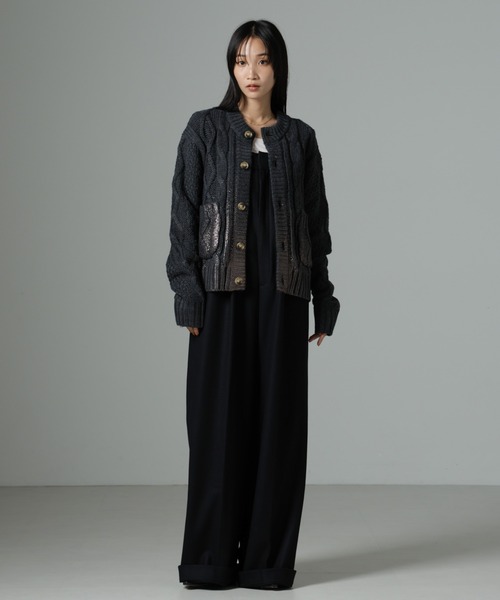 LOGAN／Foil カーディガン NANO universe｜LOGAN/Foil カーディガン | Rakuten Fashion