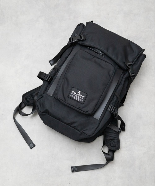MAKAVELIC(マキャベリック)の「【62】【it】【MAKAVELIC】DOUBLE LINE3 BACKPAC(バックパック/リュック・メンズ・ネイビー/ブラック・FREE)」の2枚目の写真