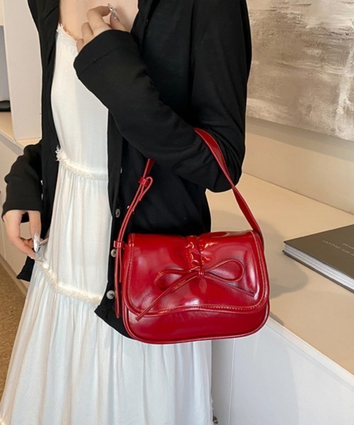 Ritzy（リッツィー）の「リボンデザイン ハンドバッグ（ハンドバッグ・レディース・ブラック/シルバー/レッド・FREE）」の17枚目の写真