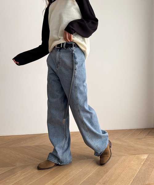 CANAL JEAN(キャナルジーン)の「SUPERTHANKS ロングナローベルト(ベルト・レディース・ブラック/ブラウン・ONE SIZE)」の4枚目の写真