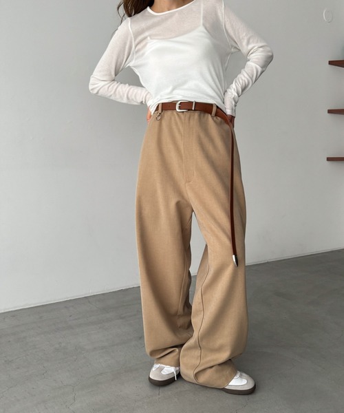CANAL JEAN(キャナルジーン)の「SUPERTHANKS ロングナローベルト(ベルト・レディース・ブラック/ブラウン・ONE SIZE)」の5枚目の写真