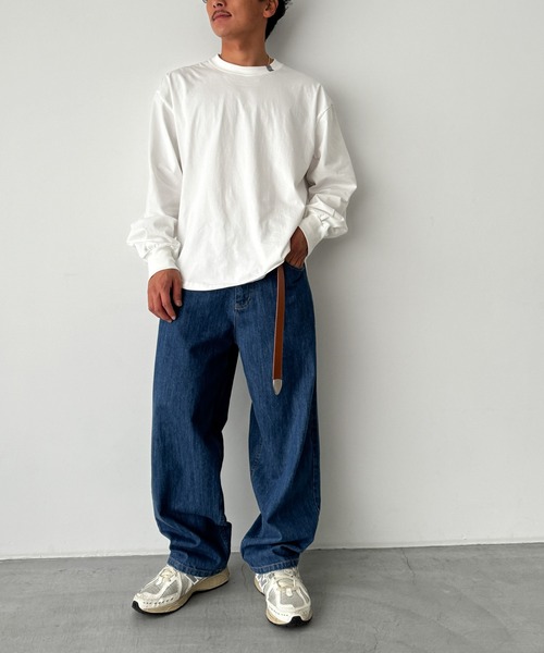 CANAL JEAN(キャナルジーン)の「SUPERTHANKS ロングナローベルト(ベルト・レディース・ブラック/ブラウン・ONE SIZE)」の9枚目の写真