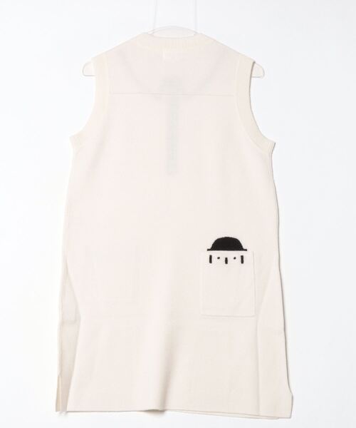 セール】ウール100％ロングニットベスト（ベスト）｜Picone CLUB