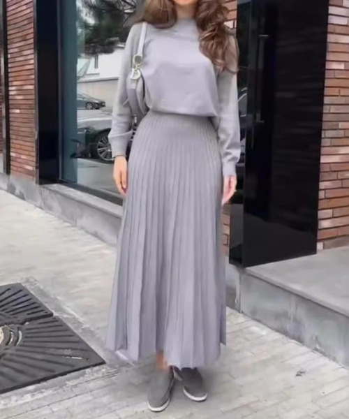 CADBURY（キャドバリー）の「ﾌﾟﾘｰﾂｽｶｰﾄﾆｯﾄｾｯﾄｱｯﾌﾟ（ニット