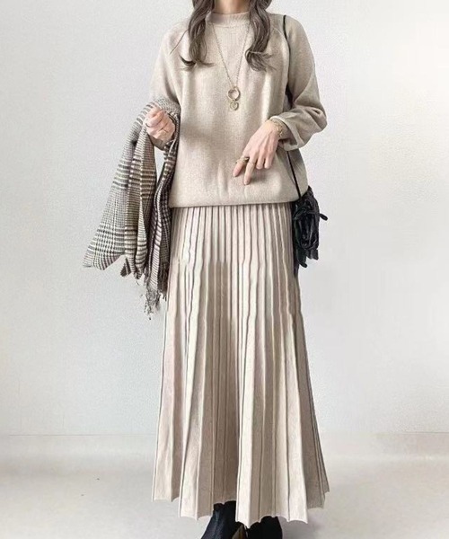 CADBURY（キャドバリー）の「ﾌﾟﾘｰﾂｽｶｰﾄﾆｯﾄｾｯﾄｱｯﾌﾟ（ニット