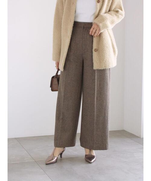 Te chichi（テチチ）の「ツイードワイドパンツ（その他パンツ・レディース・ブラウン/チャコールグレー/ブラック・F）」の9枚目の写真