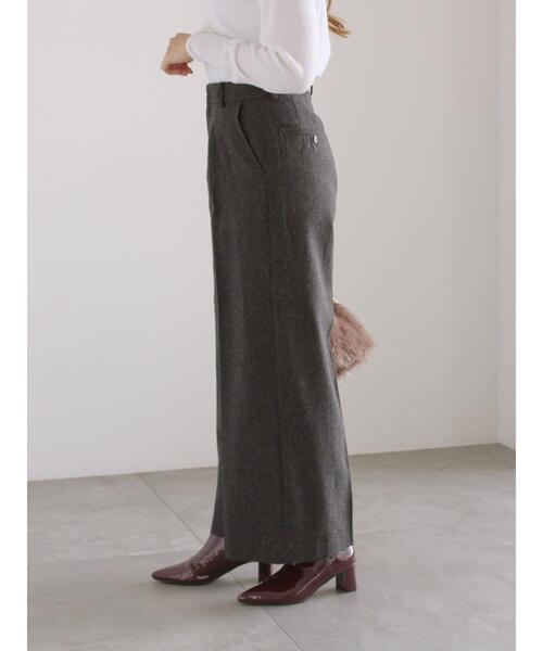 Te chichi（テチチ）の「ツイードワイドパンツ（その他パンツ・レディース・ブラウン/チャコールグレー/ブラック・F）」の13枚目の写真