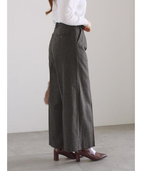 Te chichi（テチチ）の「ツイードワイドパンツ（その他パンツ・レディース・ブラウン/チャコールグレー/ブラック・F）」の15枚目の写真