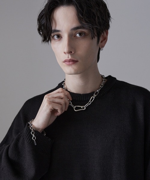 CIASENSE（シアセンス）の「コンビネーションデザインチェーンネックレス/Combination Design Chain Necklace（ネックレス・メンズ・シルバー・FREE）」の10枚目の写真