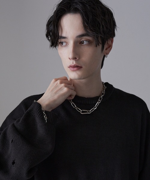 CIASENSE（シアセンス）の「コンビネーションデザインチェーンネックレス/Combination Design Chain Necklace（ネックレス・メンズ・シルバー・FREE）」の11枚目の写真