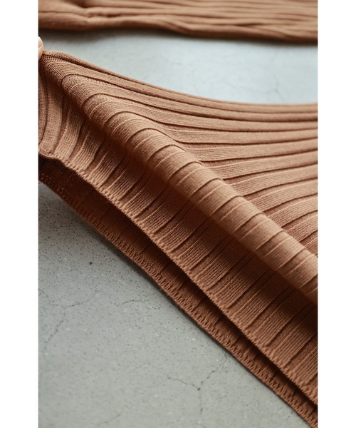 cawaii(カワイイ)の「着ぶくれ知らず 重ね着風ニット(ニット/セーター・レディース・ブラウン/ブラック・FREE)」の19枚目の写真