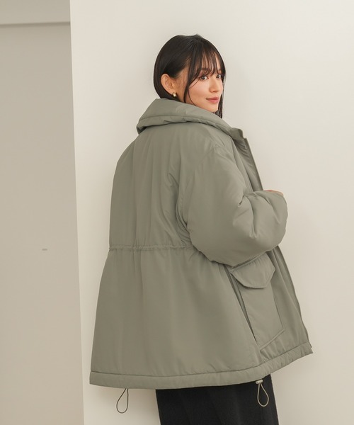 LOUISE ODIER(ルイーズオディール)の「ウエストドロストパッファーコート(その他アウター・レディース・ブラック/カーキ/アイボリー・MEDIUM)」の19枚目の写真