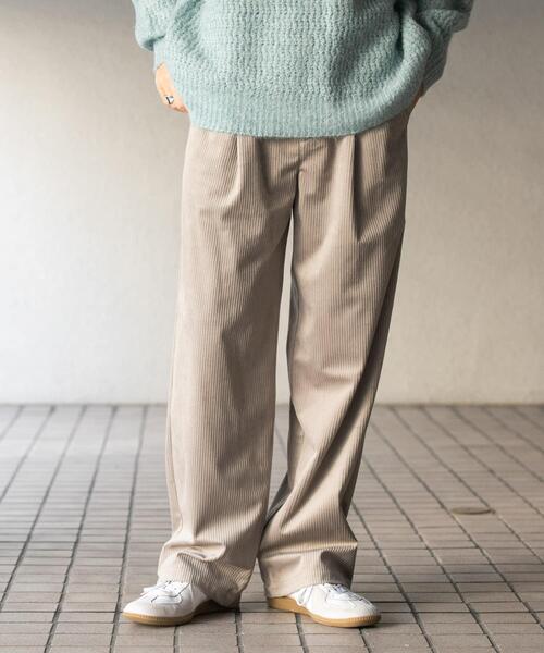 セール】コーデュロイタックワイドパンツ（その他パンツ）｜SENSE OF