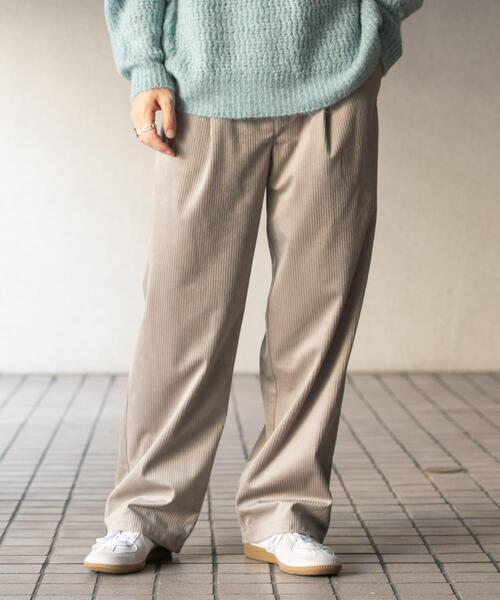 セール】コーデュロイタックワイドパンツ（その他パンツ）｜SENSE OF
