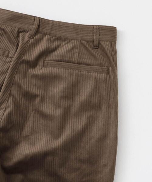 SENSE OF PLACE by URBAN RESEARCH(センスオブプレイスバイアーバンリサーチ)の「コーデュロイタックワイドパンツ(その他パンツ・メンズ・チャコールグレー/ブラウン/アイボリー・MEDIUM/LARGE)」の4枚目の写真