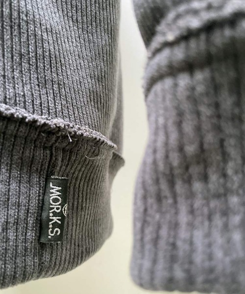 FranCisT_MOR.K.S.(フランシストモークス)の「FranCisT_MOR.K.S./フランシスト モークス/KNIT CORDUROY PULL OVER(ニット/セーター・メンズ・チャコールグレー/ブラック・2/3/4)」の10枚目の写真