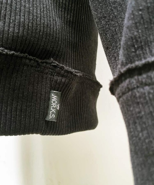 FranCisT_MOR.K.S.(フランシストモークス)の「FranCisT_MOR.K.S./フランシスト モークス/KNIT CORDUROY PULL OVER(ニット/セーター・メンズ・チャコールグレー/ブラック・2/3/4)」の6枚目の写真