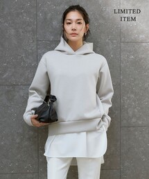 ICB（アイシービー）の「【WEB限定・洗える】ソフトダンボール フーディ プルオーバー（パーカー）」