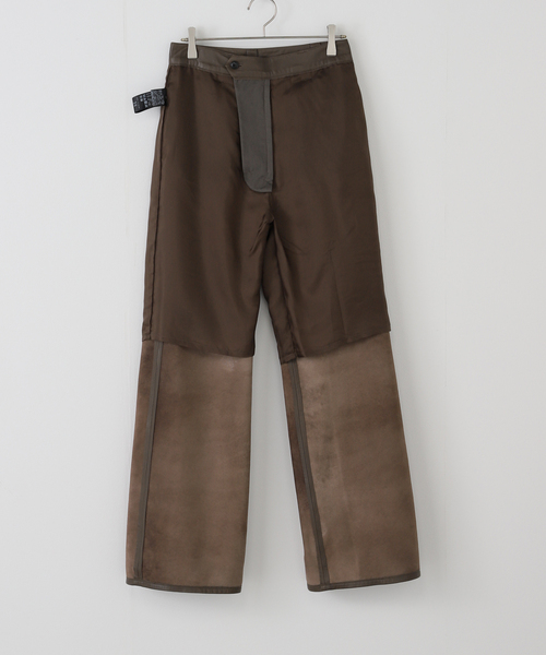 IENA LA BOUCLE(イエナラブークル)の「IENA LA BOUCLE ナッパレザーストレートパンツ(その他パンツ・レディース・ブラウン・34/36/38)」の16枚目の写真