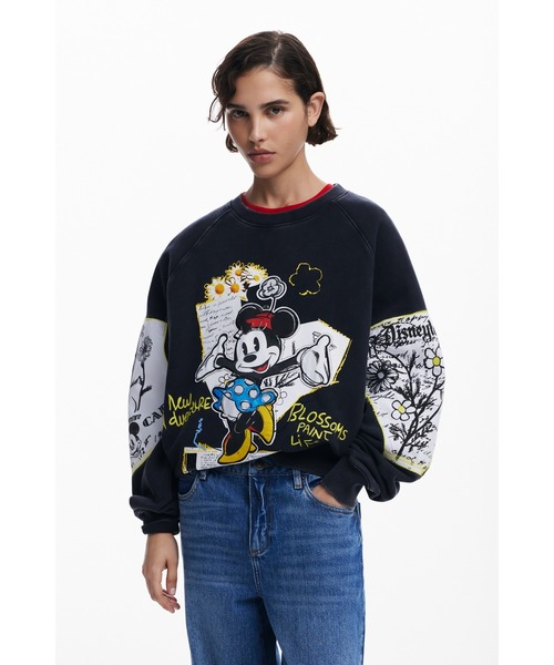 Desigual(デシグアル)の「DISNEY ミニーマウス グラフィックスウェット(スウェット・レディース・ブラック・S/M/L)」の4枚目の写真