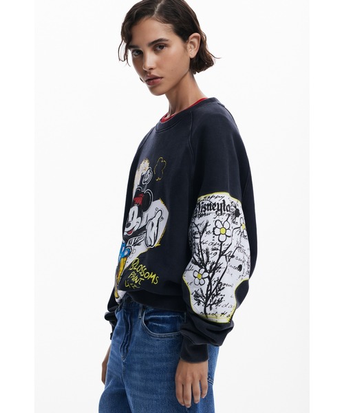 Desigual(デシグアル)の「DISNEY ミニーマウス グラフィックスウェット(スウェット・レディース・ブラック・S/M/L)」の5枚目の写真