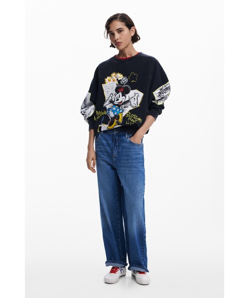 Desigual(デシグアル)の「DISNEY ミニーマウス グラフィックスウェット(スウェット・レディース・ブラック・S/M/L)」の6枚目の写真