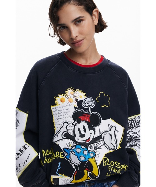 Desigual(デシグアル)の「DISNEY ミニーマウス グラフィックスウェット(スウェット・レディース・ブラック・S/M/L)」の9枚目の写真