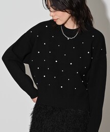 GALLEST | MIXビジューニット(ニット/セーター)