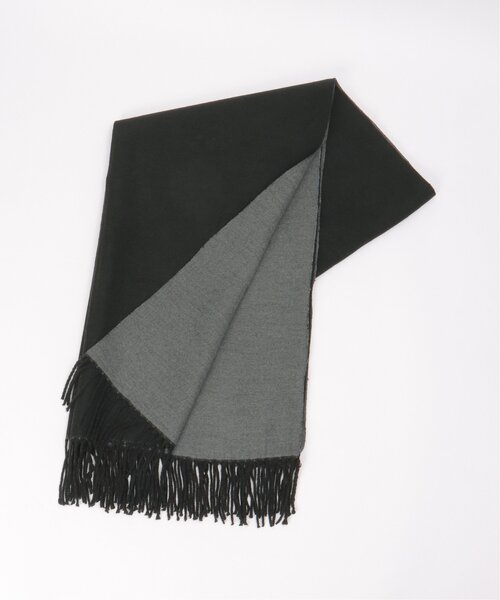 LBC（エルビーシー）の「リバーシブルストール（ストール/ショール・レディース・ベージュ/ブルー/ブラック・FREE）」の2枚目の写真