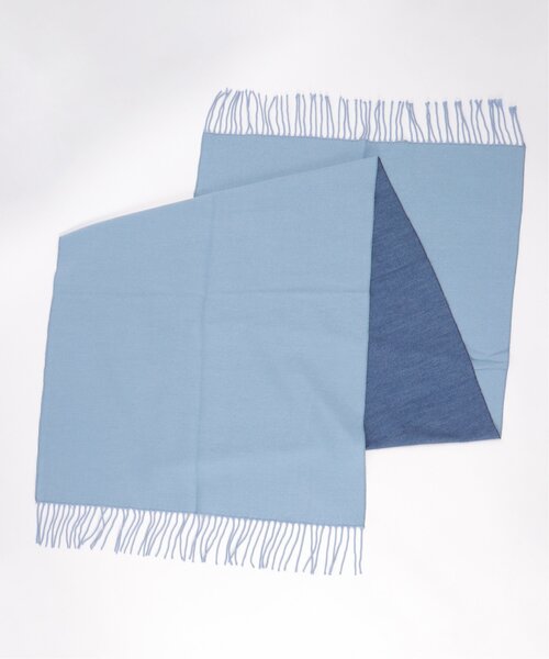 LBC（エルビーシー）の「リバーシブルストール（ストール/ショール・レディース・ベージュ/ブルー/ブラック・FREE）」の5枚目の写真