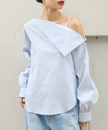 EMMA　ROUGE VIF | 【一部店舗限定】アシメオフショルブラウス(シャツ/ブラウス)