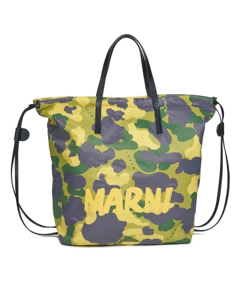 MARNI(マルニ)Kids & Junior ブランドロゴカモ柄2wayハンドバッグリュック
