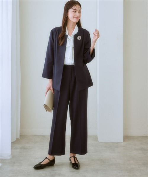 7days Life Styling（セブンデイズライフスタイリング）の「ポインテッドトゥＴストラップパンプスシューズ（ワイズ２Ｅ）（オフィス女子モニターコラボ）（パンプス・レディース・ブラック系その他/グレイッシュベージュ/ブラック・S/LL/L/M）」の10枚目の写真