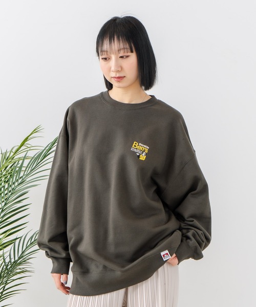 【セール】【BEN DAVIS/ベンデイビス】企業ロゴ風 ワンポイント刺繍 ワンポイント スウェット/ビッグシルエット（スウェット）｜BEN DAVIS（ベンデイビス）