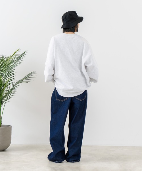 【セール】【BEN DAVIS/ベンデイビス】企業ロゴ風 ワンポイント刺繍 ワンポイント スウェット/ビッグシルエット（スウェット）｜BEN DAVIS（ベンデイビス）