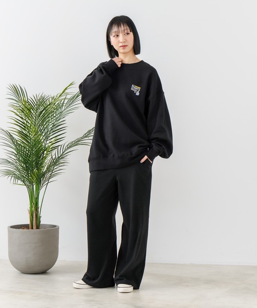 【セール】【BEN DAVIS/ベンデイビス】企業ロゴ風 ワンポイント刺繍 ワンポイント スウェット/ビッグシルエット（スウェット）｜BEN DAVIS（ベンデイビス）