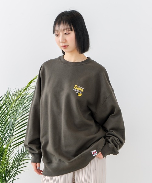 【セール】【BEN DAVIS/ベンデイビス】企業ロゴ風 ワンポイント刺繍 ワンポイント スウェット/ビッグシルエット（スウェット）｜BEN DAVIS（ベンデイビス）