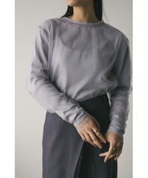 未使用タグ付 スタイルミキサー ヘアリーミックスハイネックニット グレー系 未使用タグ付 スタイルミキサー ヘアリーミックスハイネック