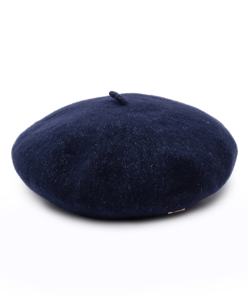 THE EMPORIUM（ジエンポリアム）の「ラメエポプレート付きベレー帽（ハンチング/ベレー帽・レディース・レッド/グレー/ブルー・00）」の3枚目の写真