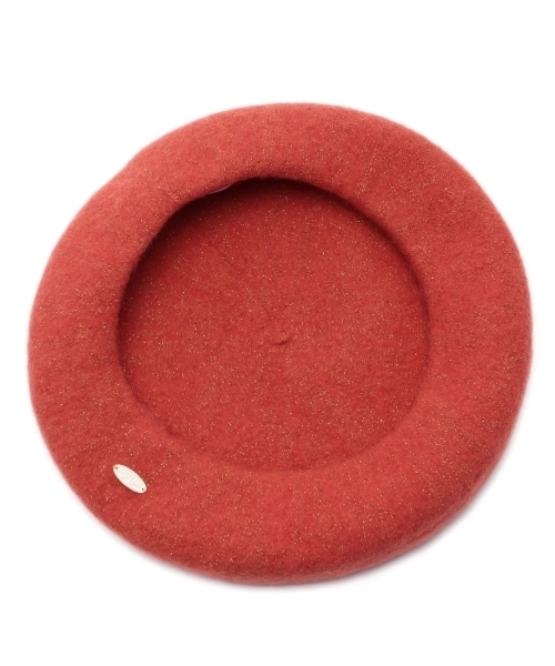 THE EMPORIUM（ジエンポリアム）の「ラメエポプレート付きベレー帽（ハンチング/ベレー帽・レディース・レッド/グレー/ブルー・00）」の5枚目の写真